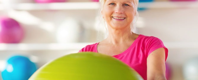 Older Woman at Gymclass